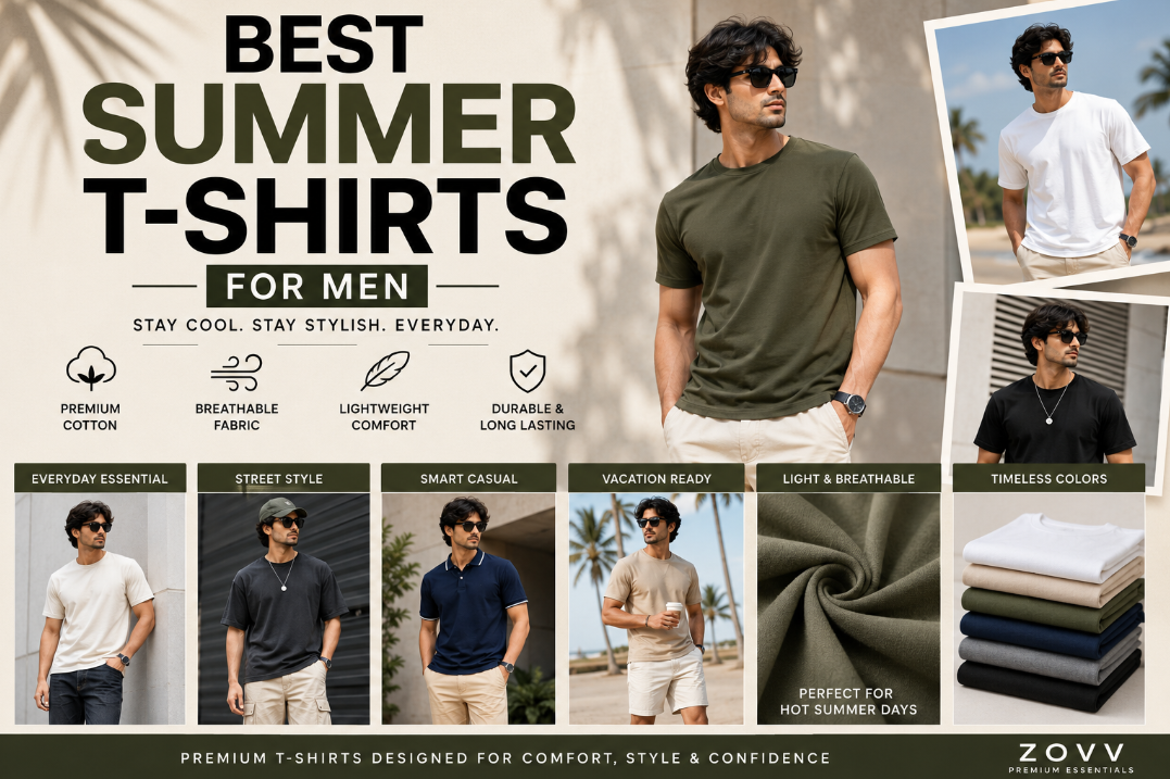 est summer T-shirts for men in premium cotton