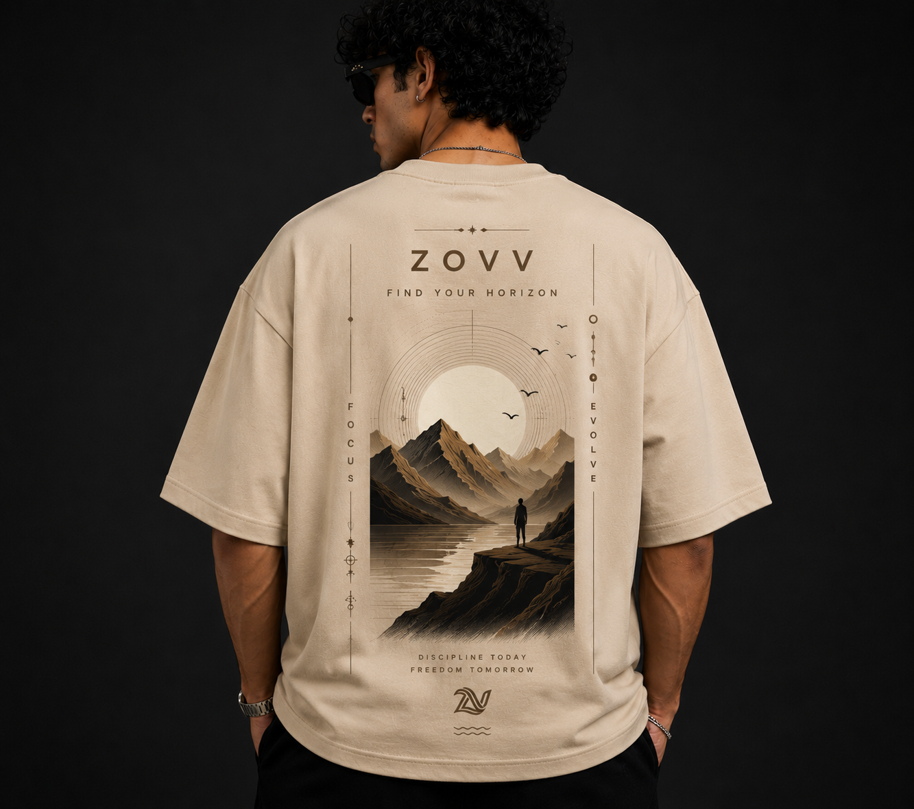 Beige Oversized T-Shirt