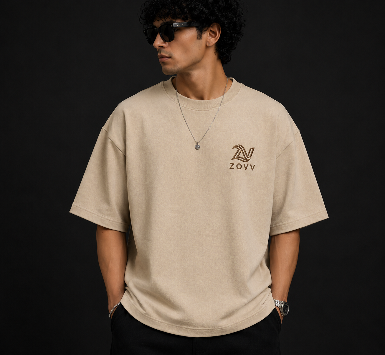 Beige Oversized T-Shirt