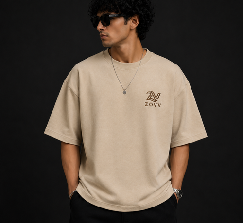 Beige Oversized T-Shirt